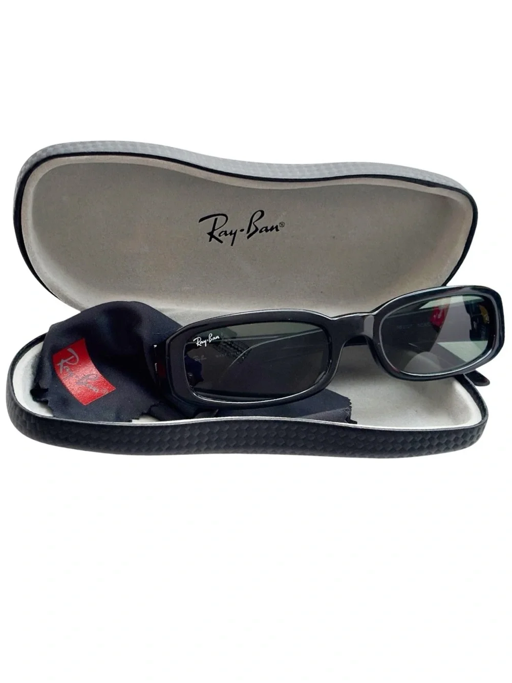 Ray-Ban Vintage Side Street 901 casual retro RB2127 black frame w/green lens
